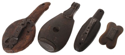 Unmarked: Coll. Of Four Breast Pads For Bow Drill