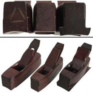 Unmarked: Three Exotic Wood Shipwright's Planes