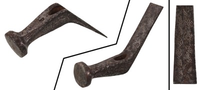 Unmarked: Early Forged & Decorated Hammer