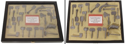 Unmarked: Set Of Early Cast Lead Childs Toys