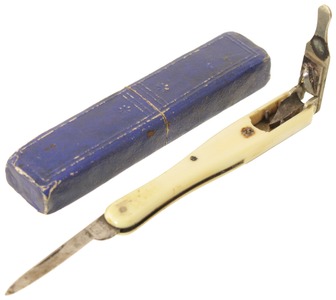 Johnson, C.J./Western Works, Shef: Rare Quill Pointing Device
