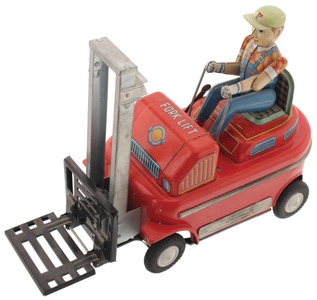 Masudaya Toys Co., Ltd./Tokyo, Ja: Extra Clean Japanese Forklift Toy