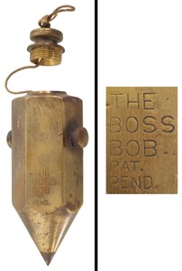 Unmarked: Unus. Internal Reel Plumb Bob