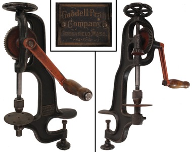 Goodell Pratt Company, Greenfield, Massachusetts, No. 8: Bench Mounted Drill Press