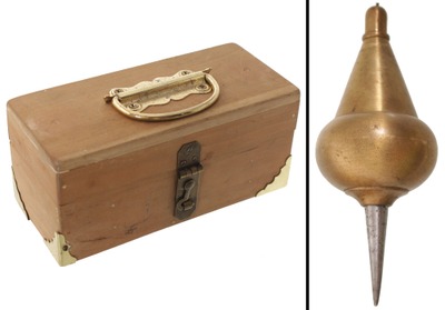 Unmarked: Classic Millwright's Brass Plumb Bob