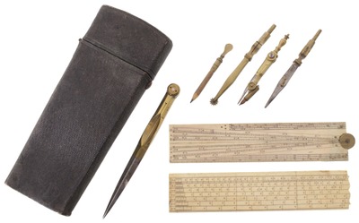 Unmarked: Early Navigator's Drafting Set