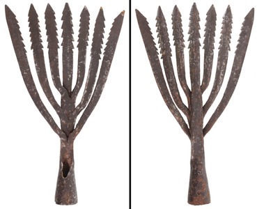 Unmarked: Ealry Hand Forged Eel Spear