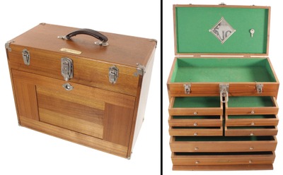 H. Gerstner & Sons, Dayton, Ohio: Extra Clean Later Ty Mahogany Tool Chest