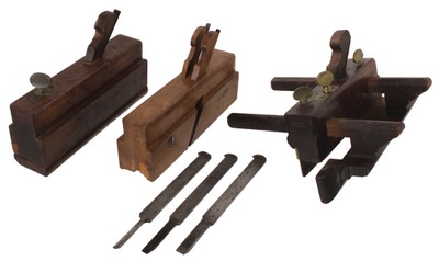 P. Brooks, E. Hartford (Connecticut): Three Extra Clean Woodworking Planes