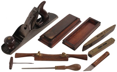 Assorted Makers: Woodworking Tools Gentleman's Box Lot