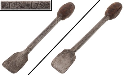 Unmarked: 18th C. Hand Forged Pry Bar