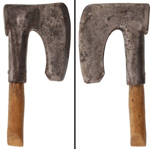 Unmarked: Early Hand Forged Hewing Axe