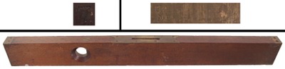 Hall & Knapp, New Britain, Connecticut, No. 7: Early Mahogany Plumb & Level