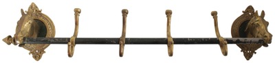 Unmarked: Equestrian Theme Coat Rack