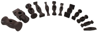 Unmarked: Wkg. Set Of 12 Metal Wkg. Hammer