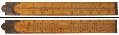 Stephens & Company, Riverton, Connecticut, No. 18: Two-Foot/Two-Fold Folding Rule
