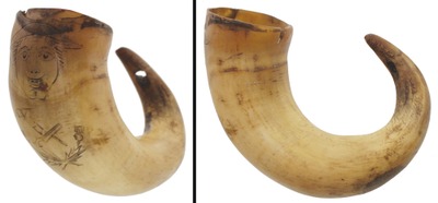Unmarked: Early Casrved & Decorated Horn