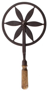 Unmarked: Hand Forged "Pinwheel" Traveler