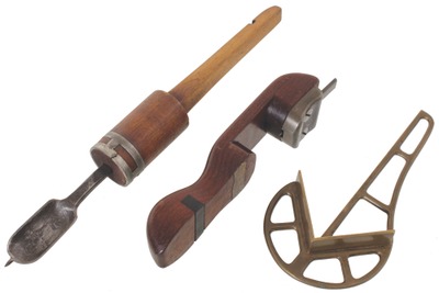 Assorted Makers: Three Elegant Early Woodworking Tools