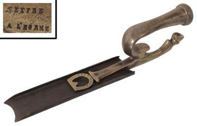 Unmarked: Fancy Cast Brass Handle Butteris