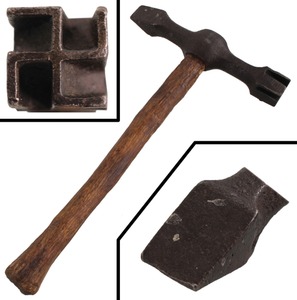 Unmarked: Most Unusual "Swastika" Log Mkd.