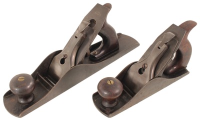 Stanley Rule & Level, No. 4/5: Two '"type 4" 'eral Bench Planes