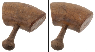 Unmarked: Rare Burl Head French Joiner's Mallet