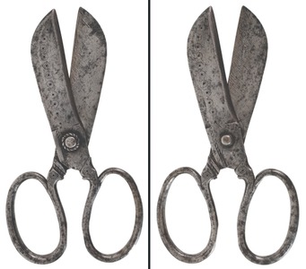 Unmarked: Fancy Hand Forged 18th C. Shears