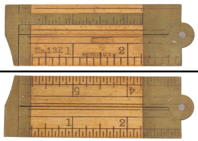 Stanley Rule & Level, No. 13 E: 6 Inch, Two Fold Folding Rule