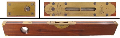 John Rabone & Sons,  Birmingham, England: Rare Laminated Body Spirit Level