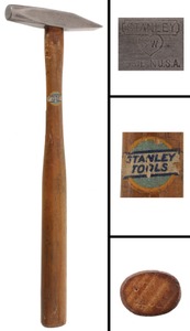 Stanley Rule & Level, No. 447: Unused 4 Ounce Tinner's Hammer