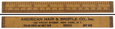 Unmarked: Unus. 7" Length Advertising Rule