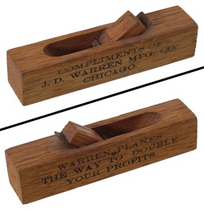 Warren Mfg. Co., J.D./Chicago, Il: Promotional Advert. Pencil Sharpener
