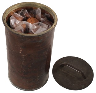 Jackson Son's/Bristol, Pa: Waterproof Brass Container For Flares