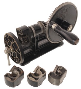 Stanley Rule & Level, No. 77: Hand Crank Dowel Machine