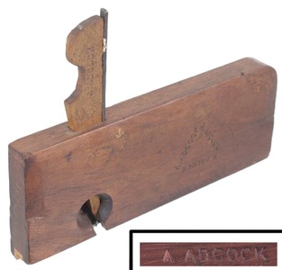 Woodcock, A.: C'man Made Mahog. Bead Molding Plane