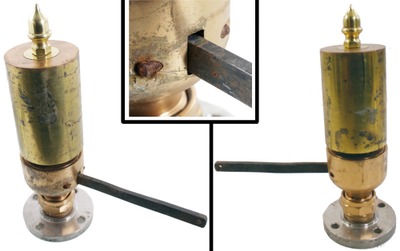 Unmarked: Massive 6" "Bell" Steam Whistle