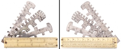 Stubs, P.S./Warrington, England: Extra Clean Pocket Measuiring Gauge