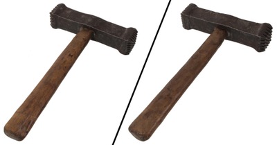 Unmarked: Early Hand Forged Mason's Facing Hamme