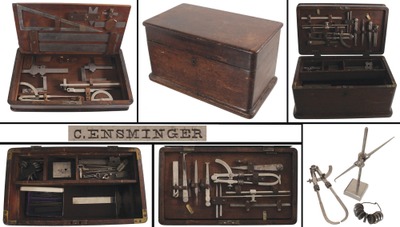 Ensminger, Christian/Albany, Ny: Spectacular 19th C. Machinist's Tool Chest