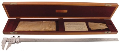 L.S. Starrett Company, Athol, Massachusetts, No. 122: Precision Vernier Caliper