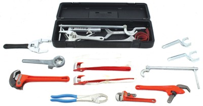 Ridge Tool Company, Elyria, Ohio: Working Set Of Unused Plumbing Tool