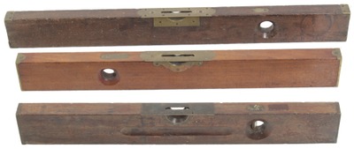 Stanley Rule & Level: Three Early Type Spirit Levels