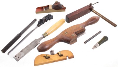 Assorted Makers: Lot Of Clean & Usabl Woodworking Tools