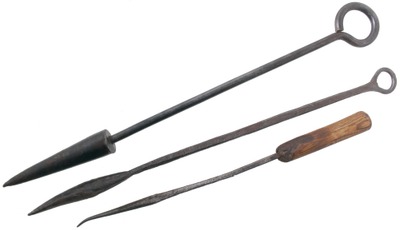 Assorted Makers: Wkg. Set Of Three Cooper's Burn Augers