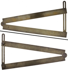 Taylor, Francis/London, England: Early Solid Brass Rule