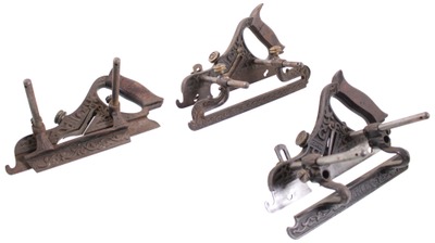 Stanley Rule & Level: Three |id Miller Pat Woodworking Planes