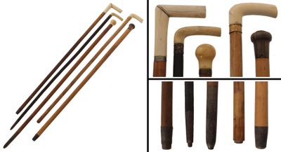 Assorted Makers: Five Early G'man's Walking Stick