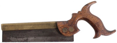 Smith, J./Hammersmith, London: Early 8"Brass Back D'tail Saw