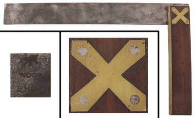 Wood & Sons, J./Philadelphia, Pa: Interesting Early 21" Try Square